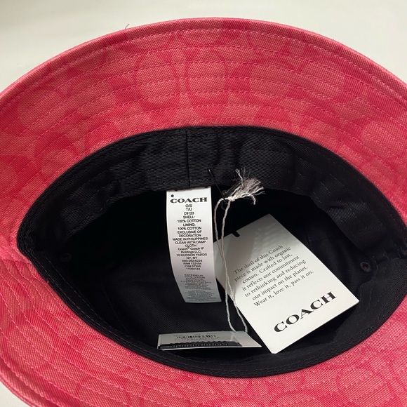 Coach Colorblock Signature Bucket Hat - Picture 9 of 9